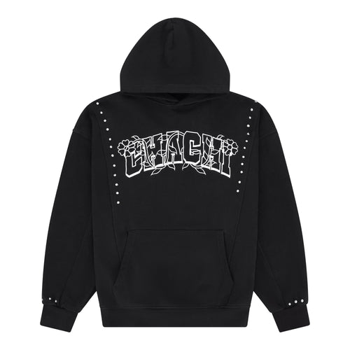 CHACHI Signature Hoodie in black, front view