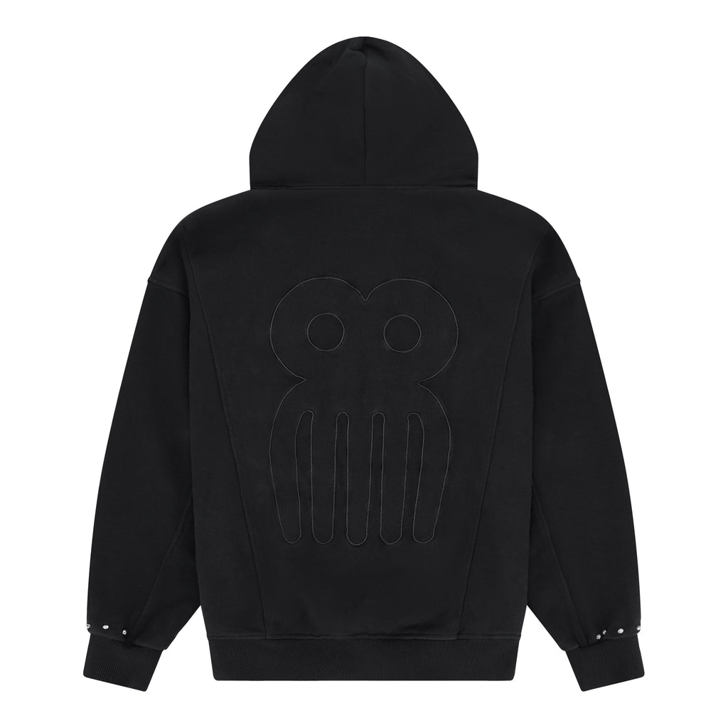 CHACHI SIGNATURE HOODIE - BLACK