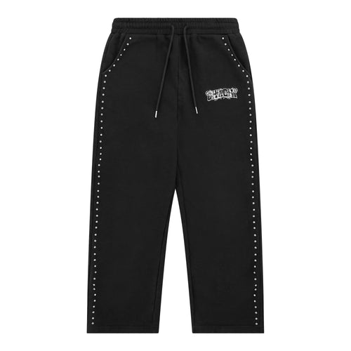 CHACHI Signature Joggers in black, front view