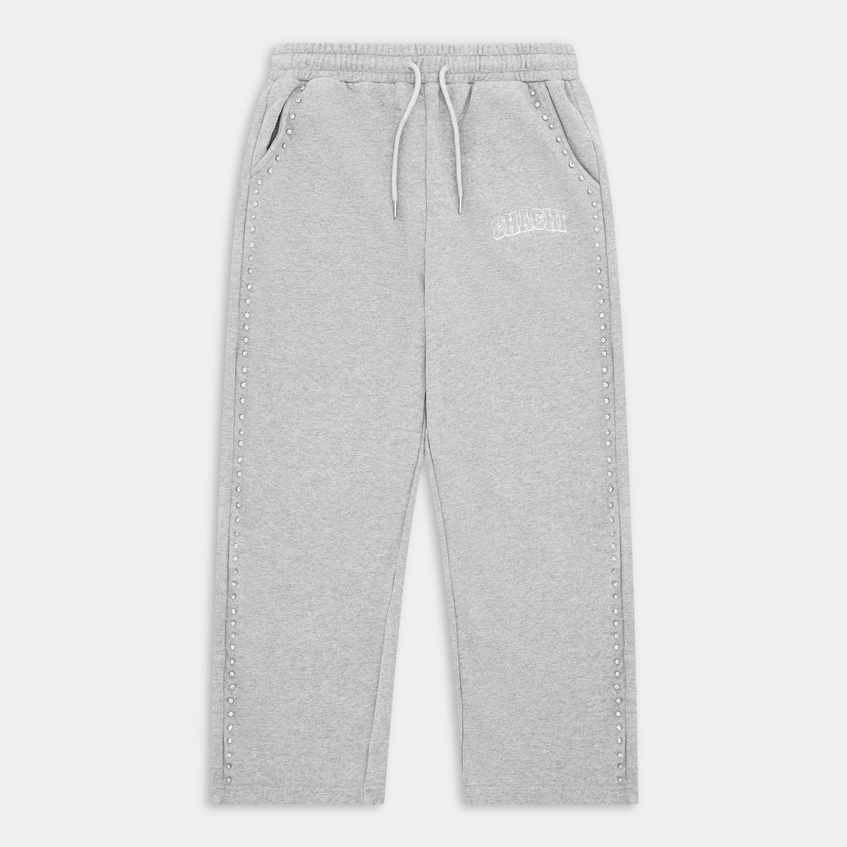 CHACHI Signature Joggers in gray, front view